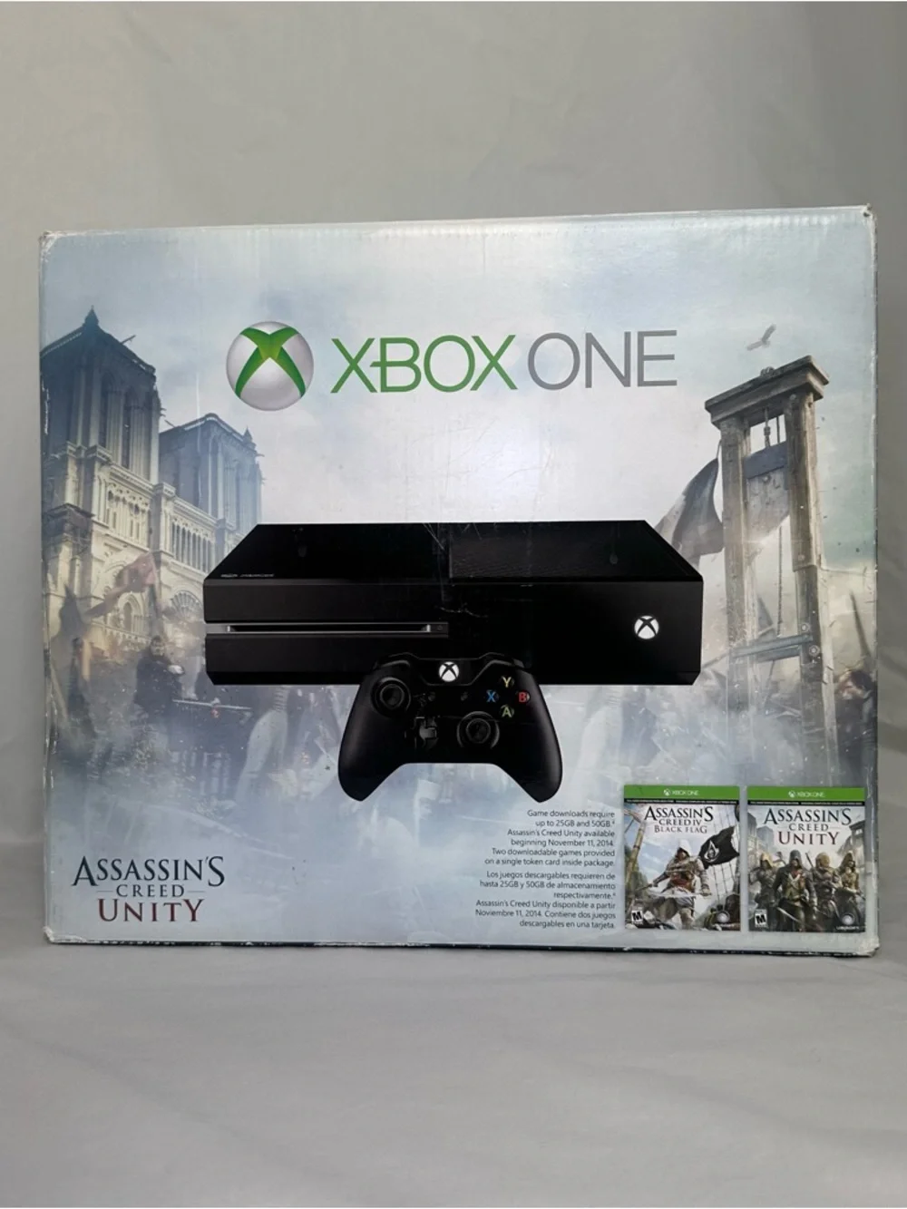 Xbox One Assassin's Creed Unity Console & Controller Fully Tested Works Great